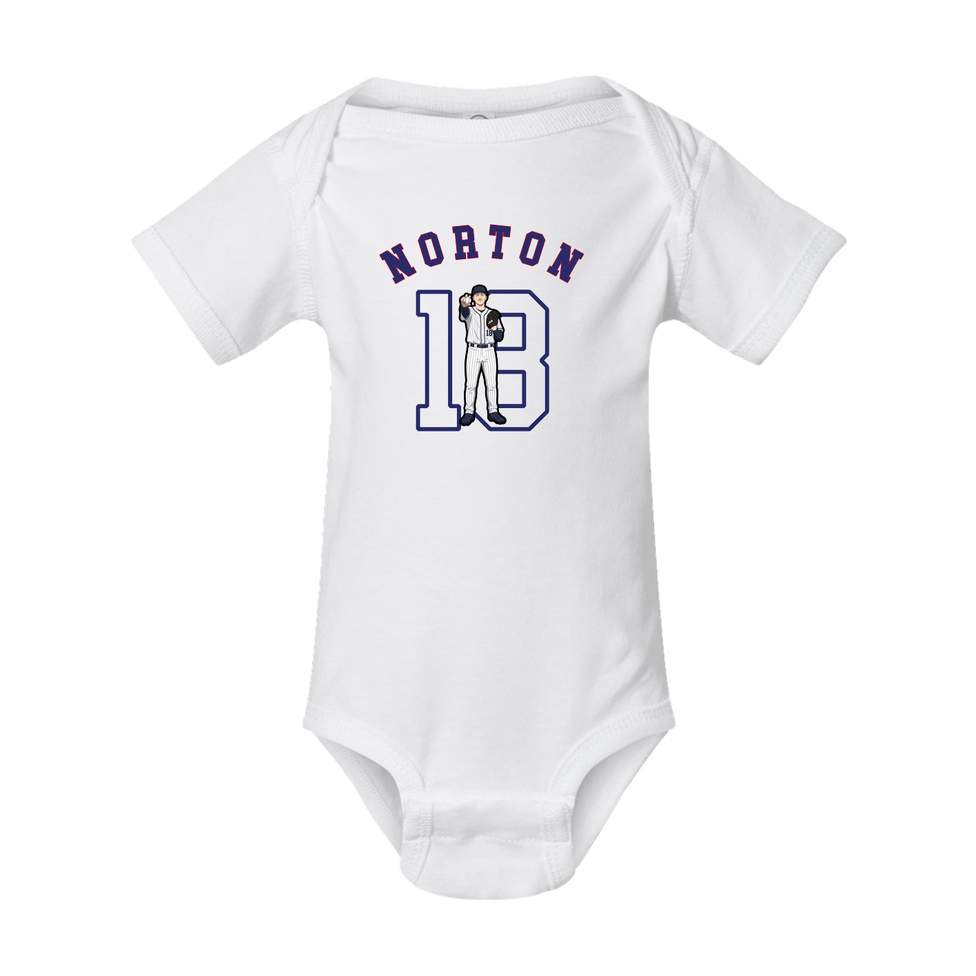 Baby Onesie — Shirsey Arch in White