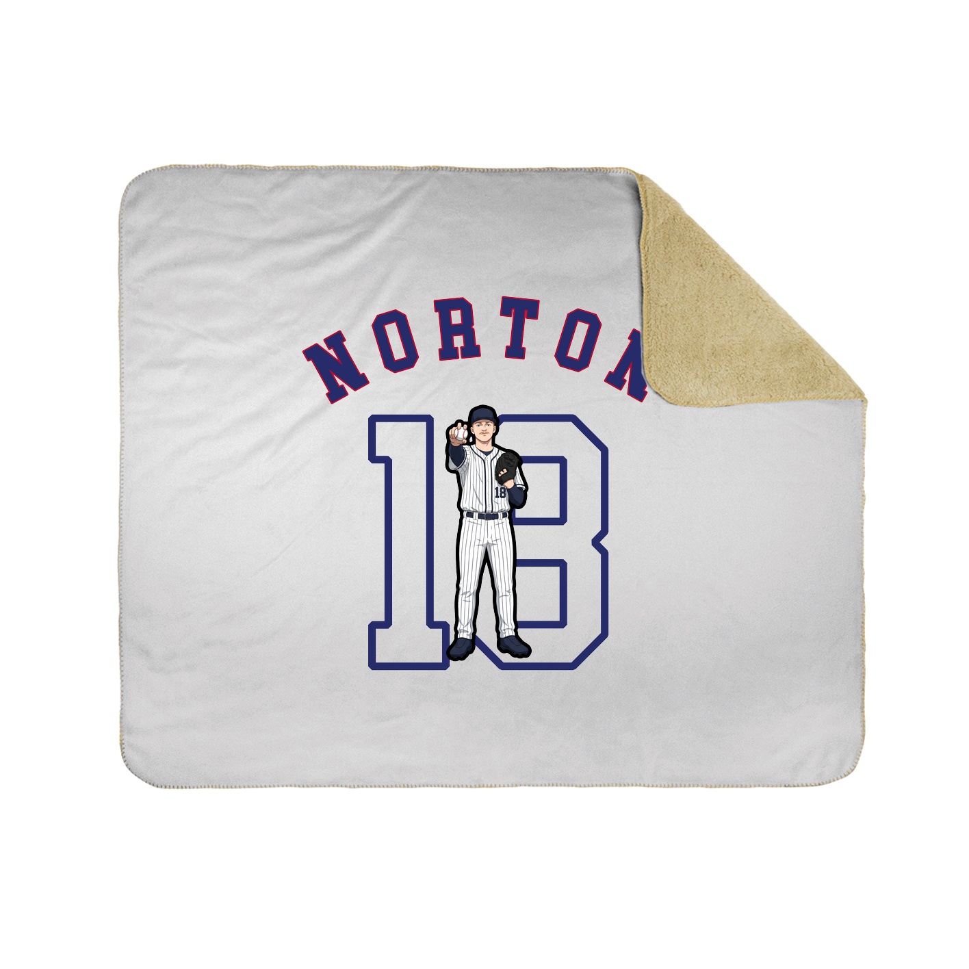 Throw Blanket — Shirsey Arch in White