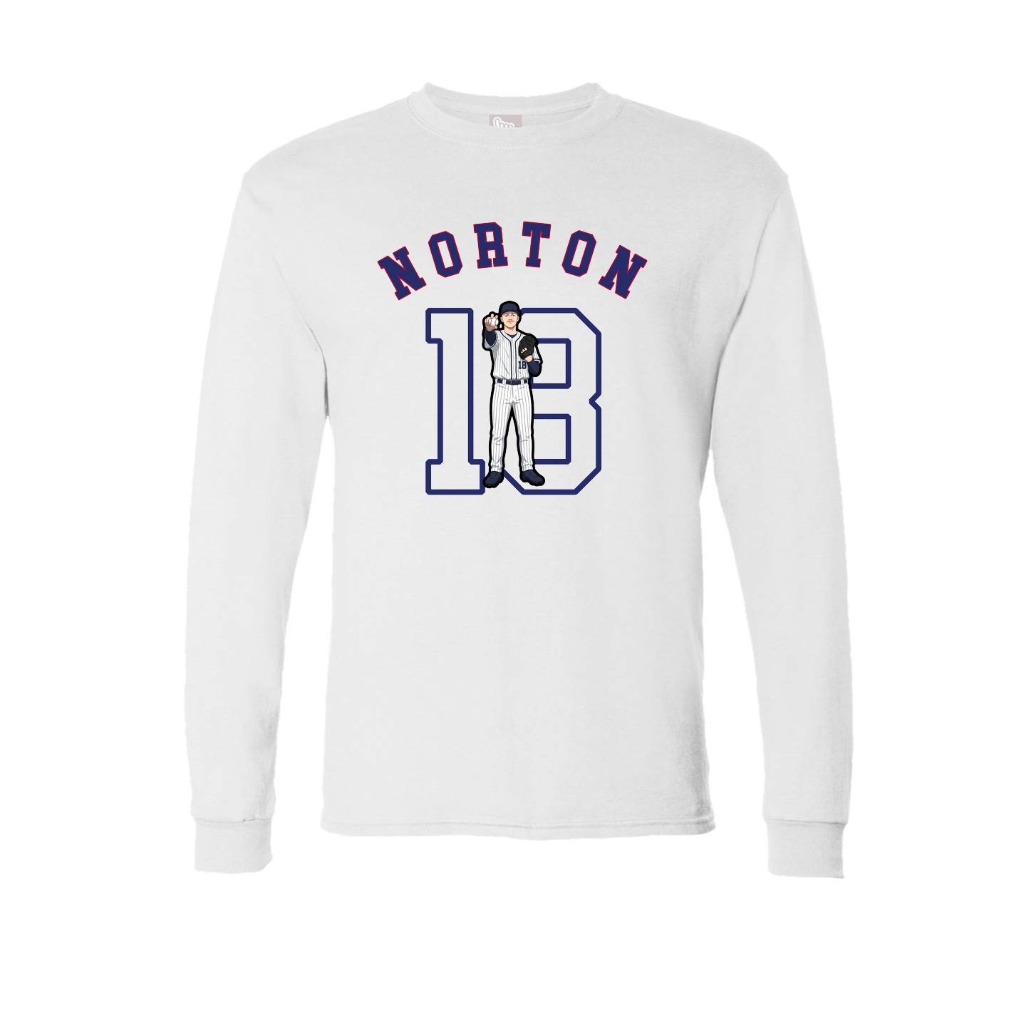 Long Sleeve Tee — Shirsey Arch in White