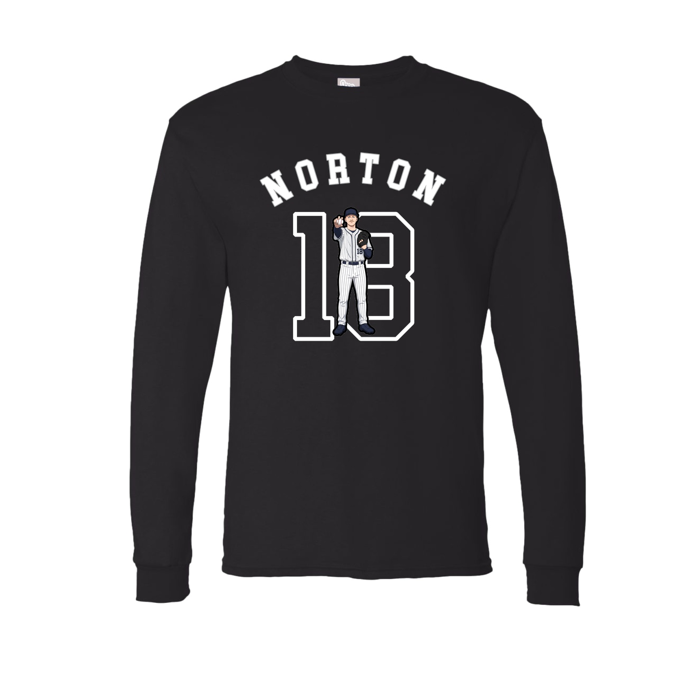 Long Sleeve Tee — Shirsey Arch in Black