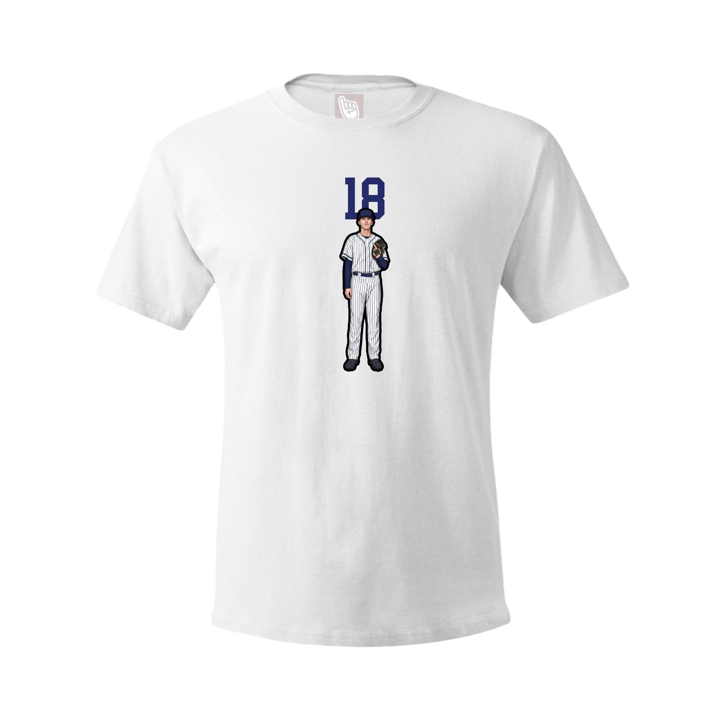 Tee — Number Top in White