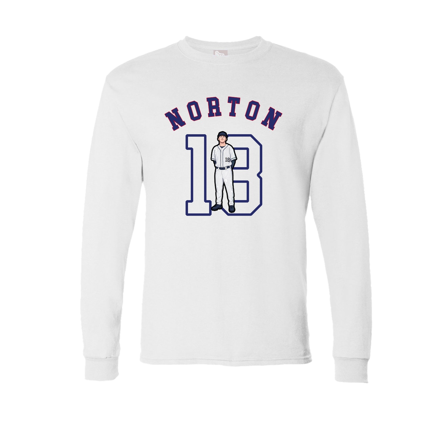 Long Sleeve Tee — Shirsey Arch in White