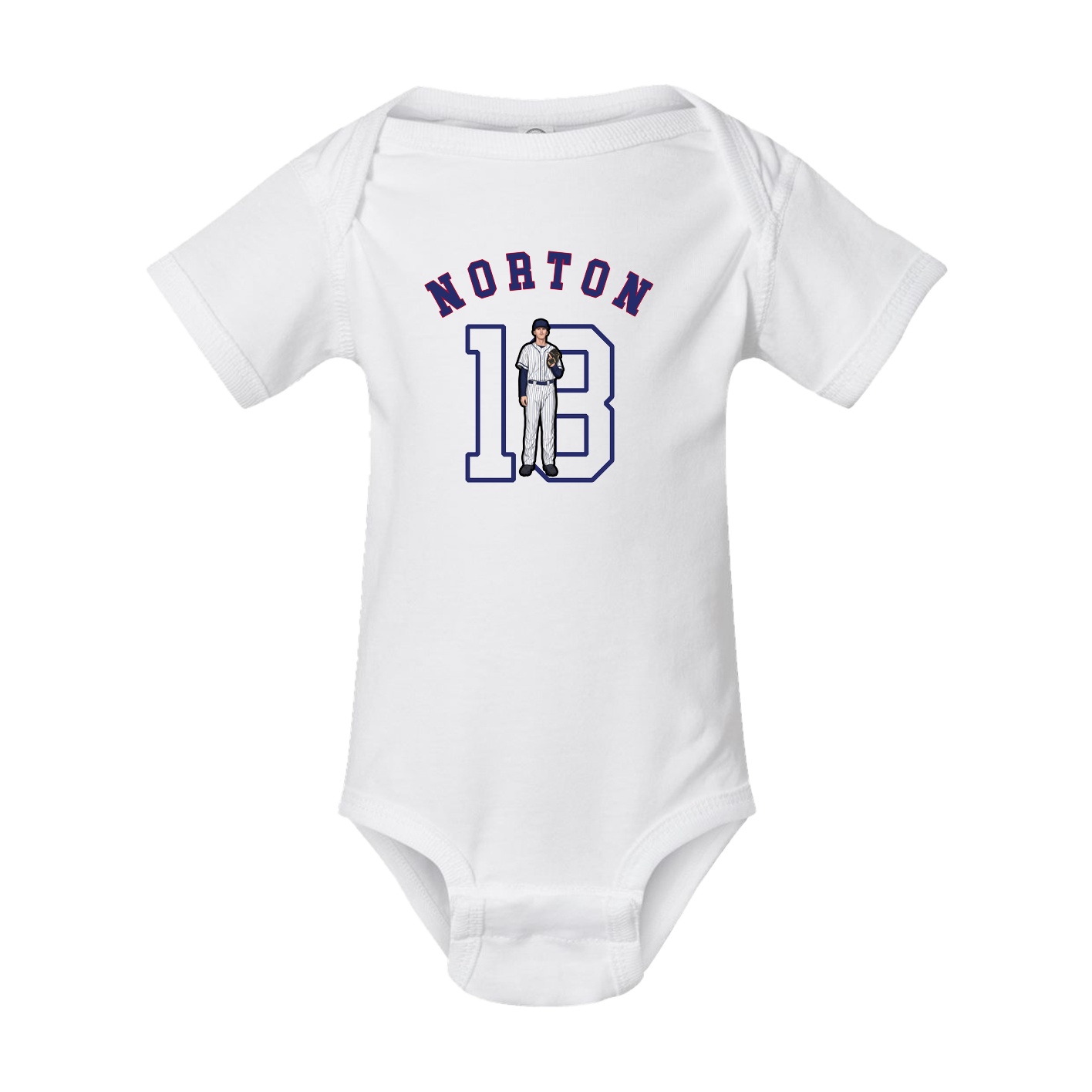Baby Onesie — Shirsey Arch in White