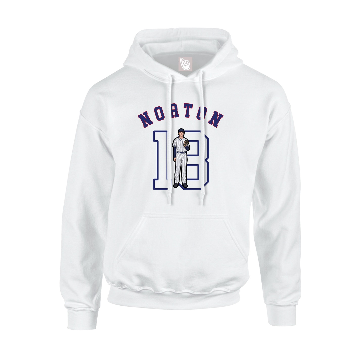Hoodie — Shirsey Arch in White