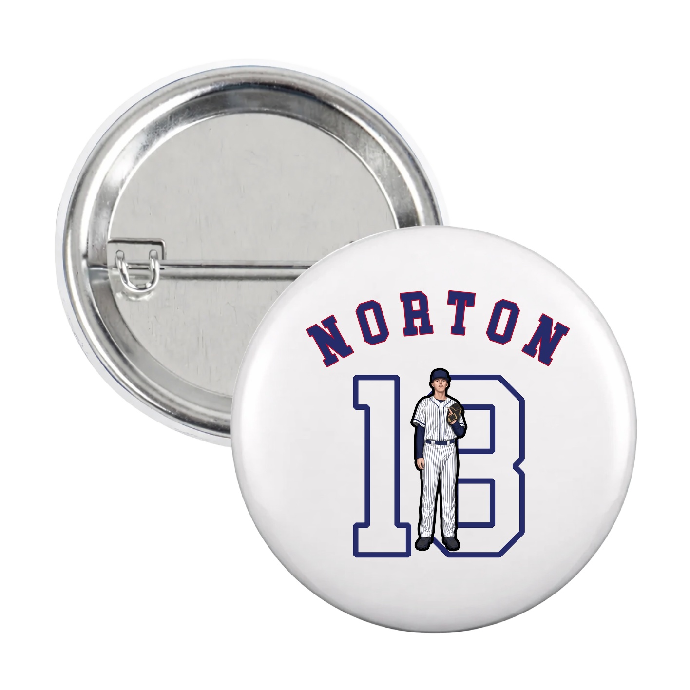 Game Day Button — Shirsey Arch in White