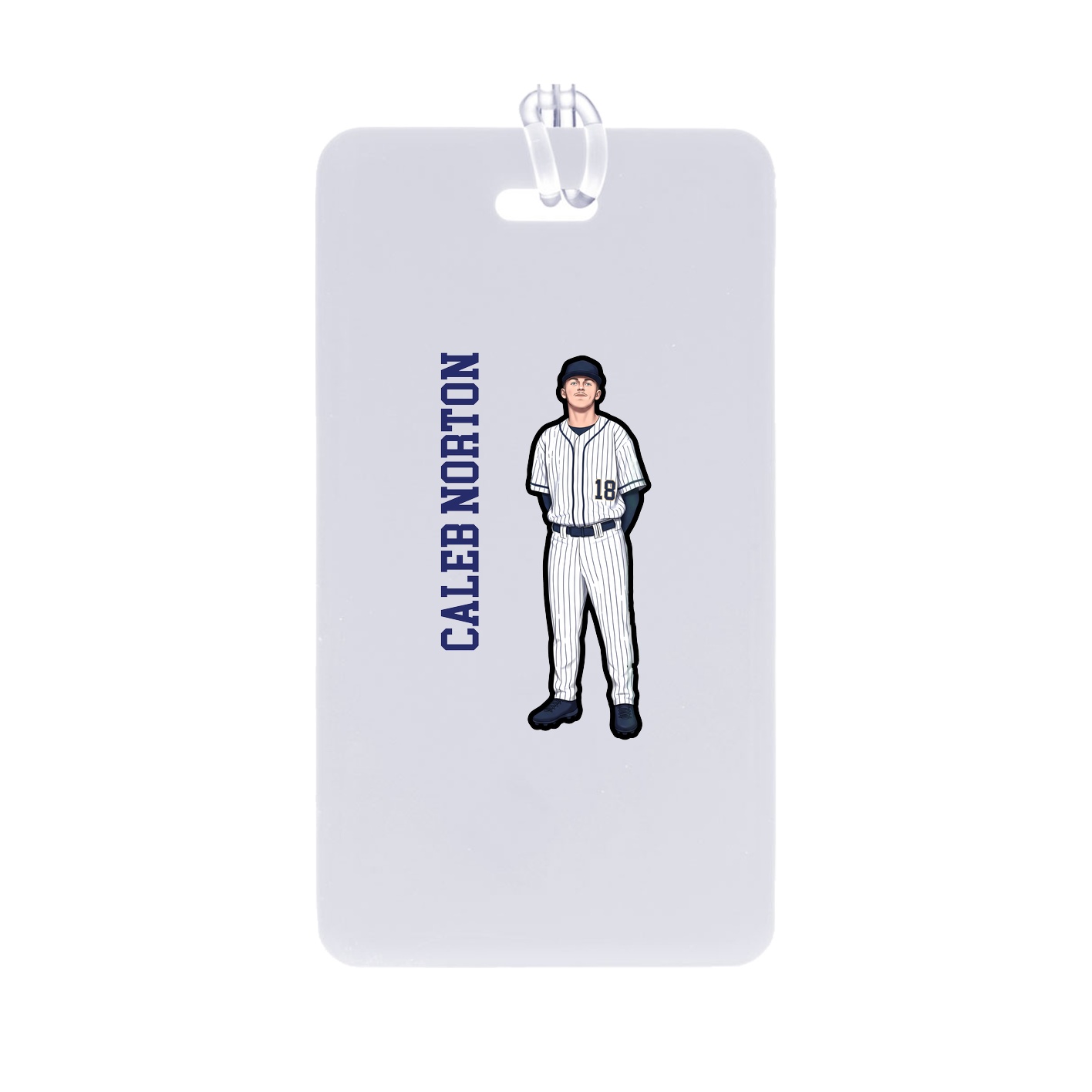 Bag Tag — Name Vertical in Classic