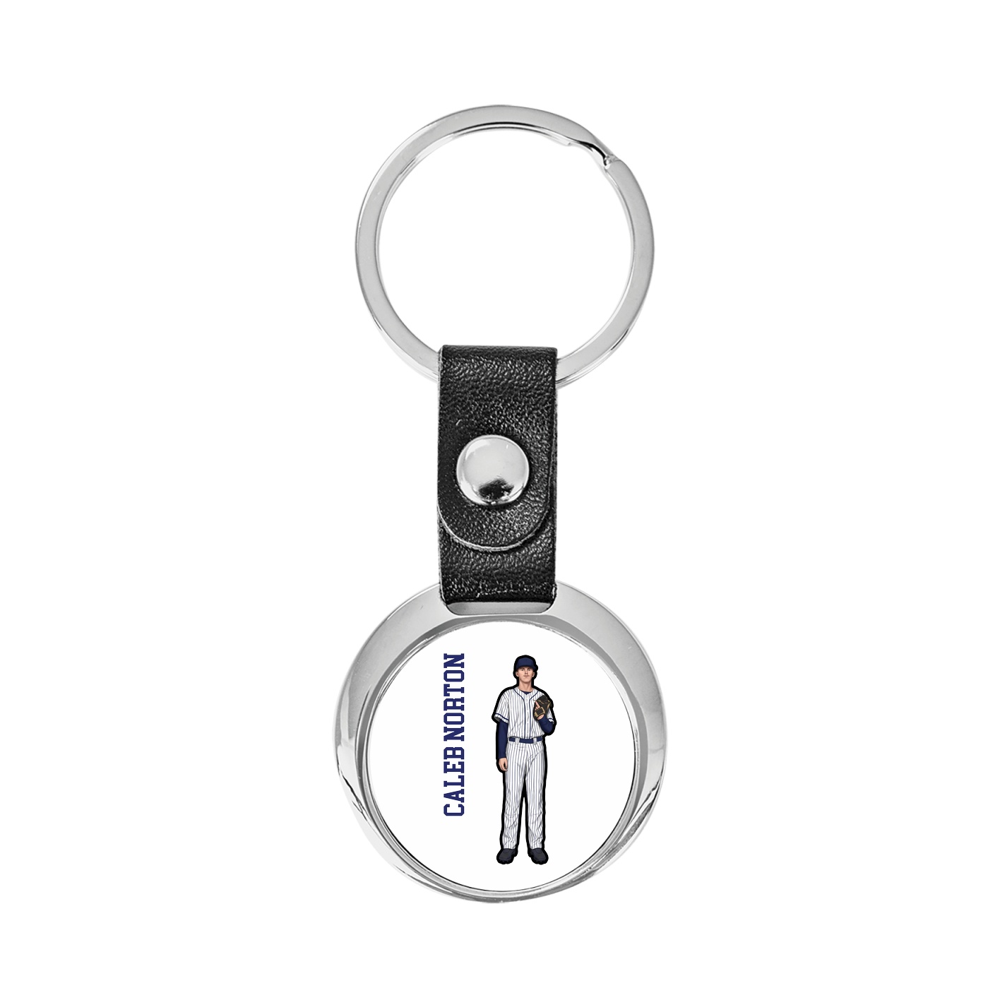 Key Chain — Name Vertical in Classic