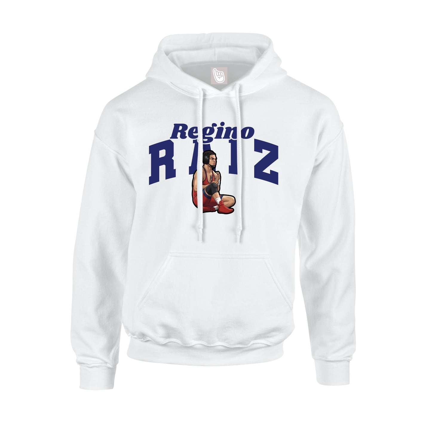 Hoodie — Signature Arch in White