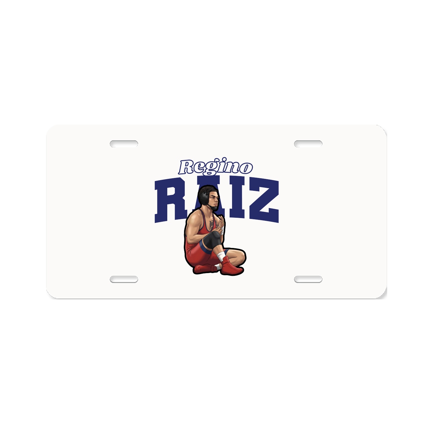 License Plate — Name Arch in Classic