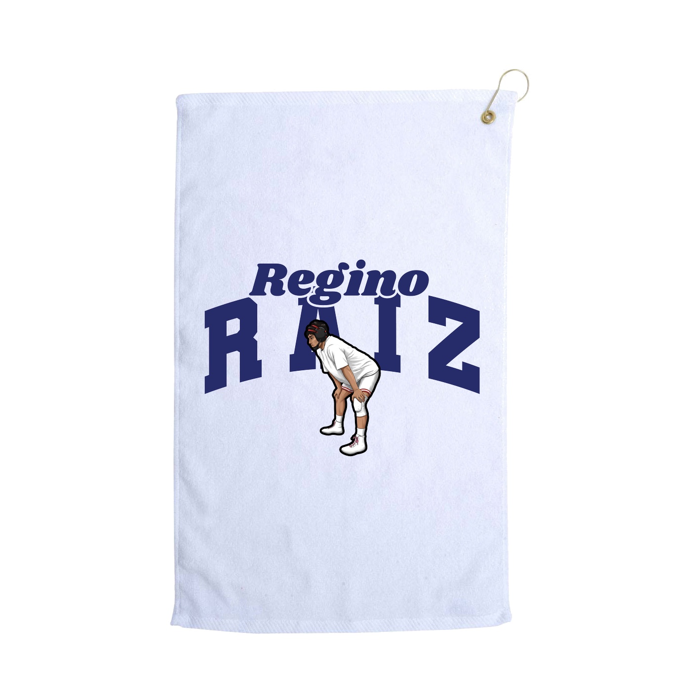 Golf Towel — Signature Arch in White
