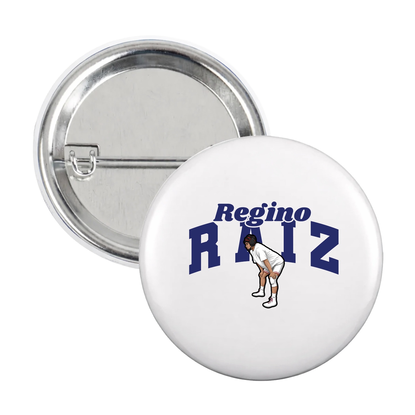 Game Day Button — Signature Arch in White