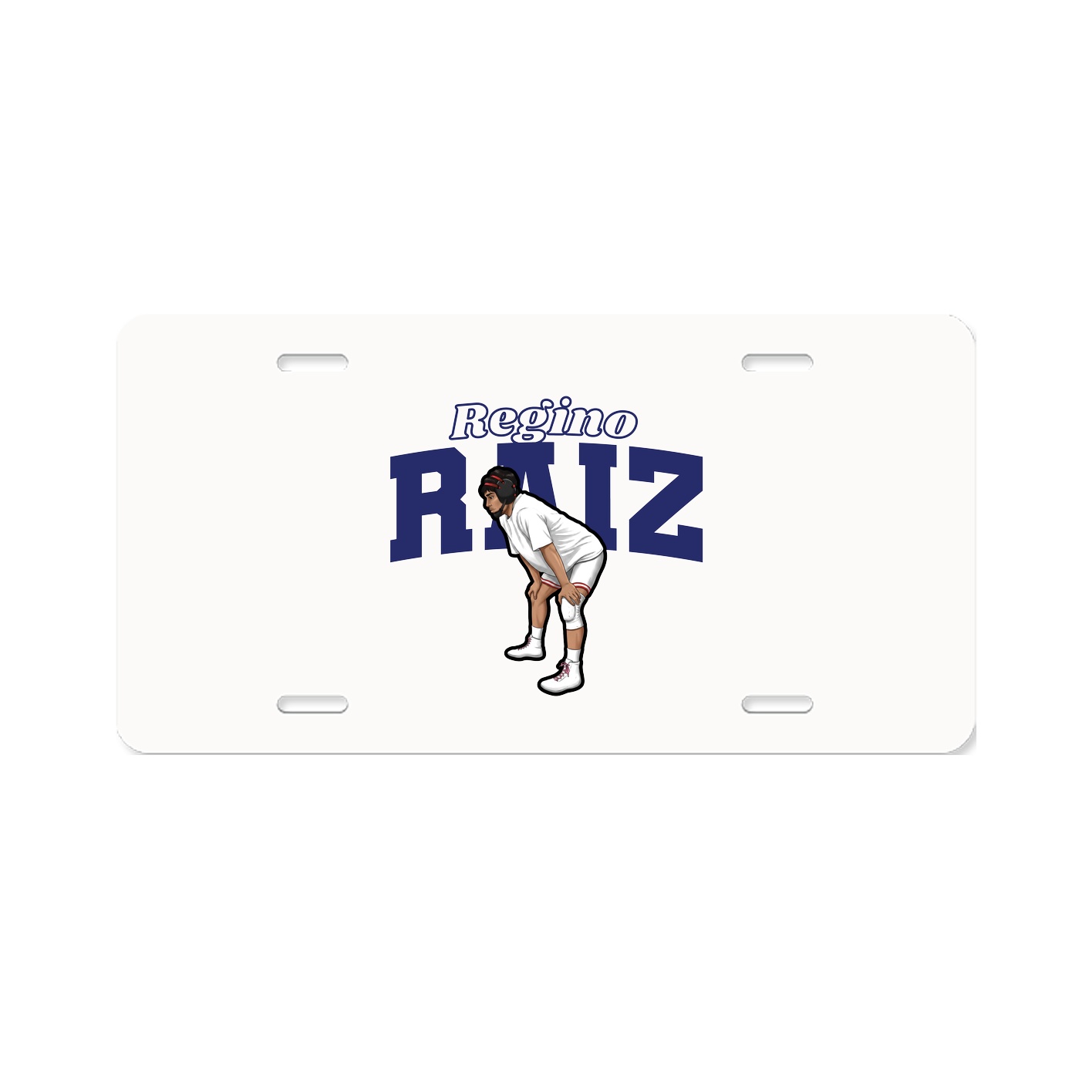 License Plate — Name Arch in Classic