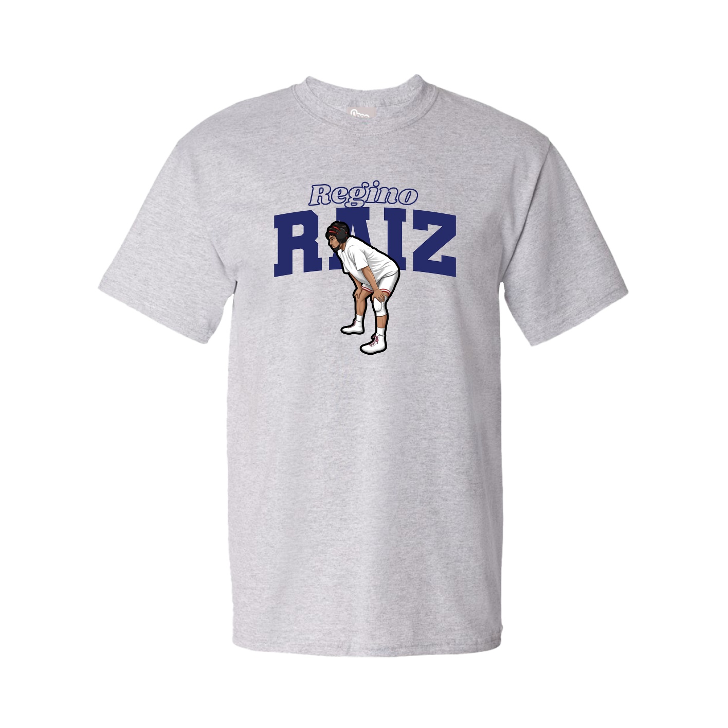 Youth Tee — Name Arch in Grey
