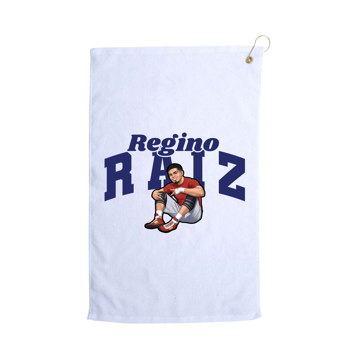 Golf Towel — Signature Arch in White