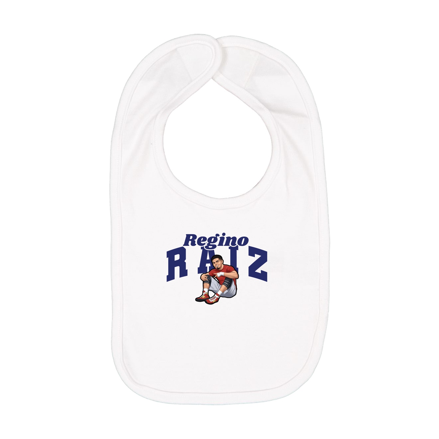 Infant Bib — Signature Arch in White