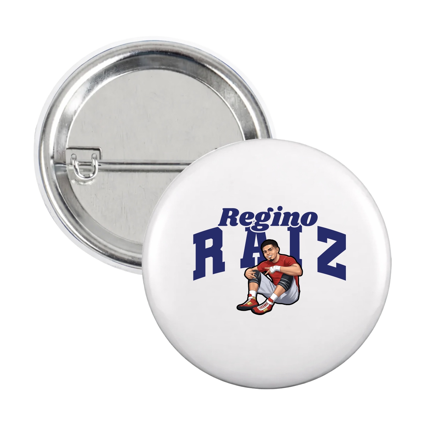 Game Day Button — Signature Arch in White