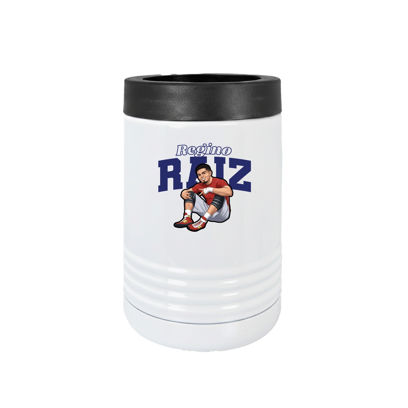 Beverage Holder — Name Arch in White