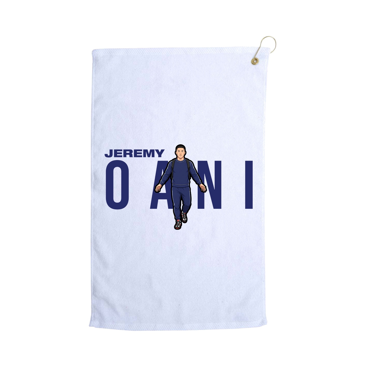 Golf Towel — Player Name in White