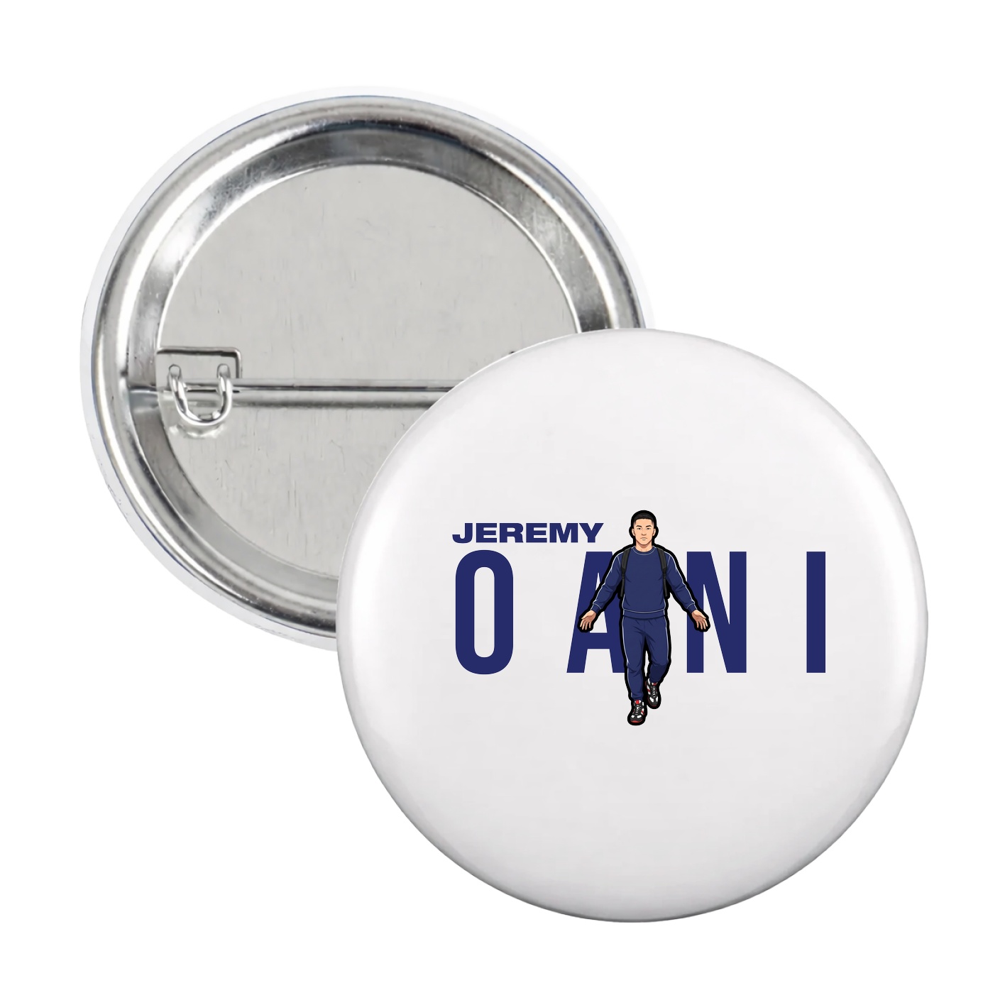 Game Day Button — Player Name in White