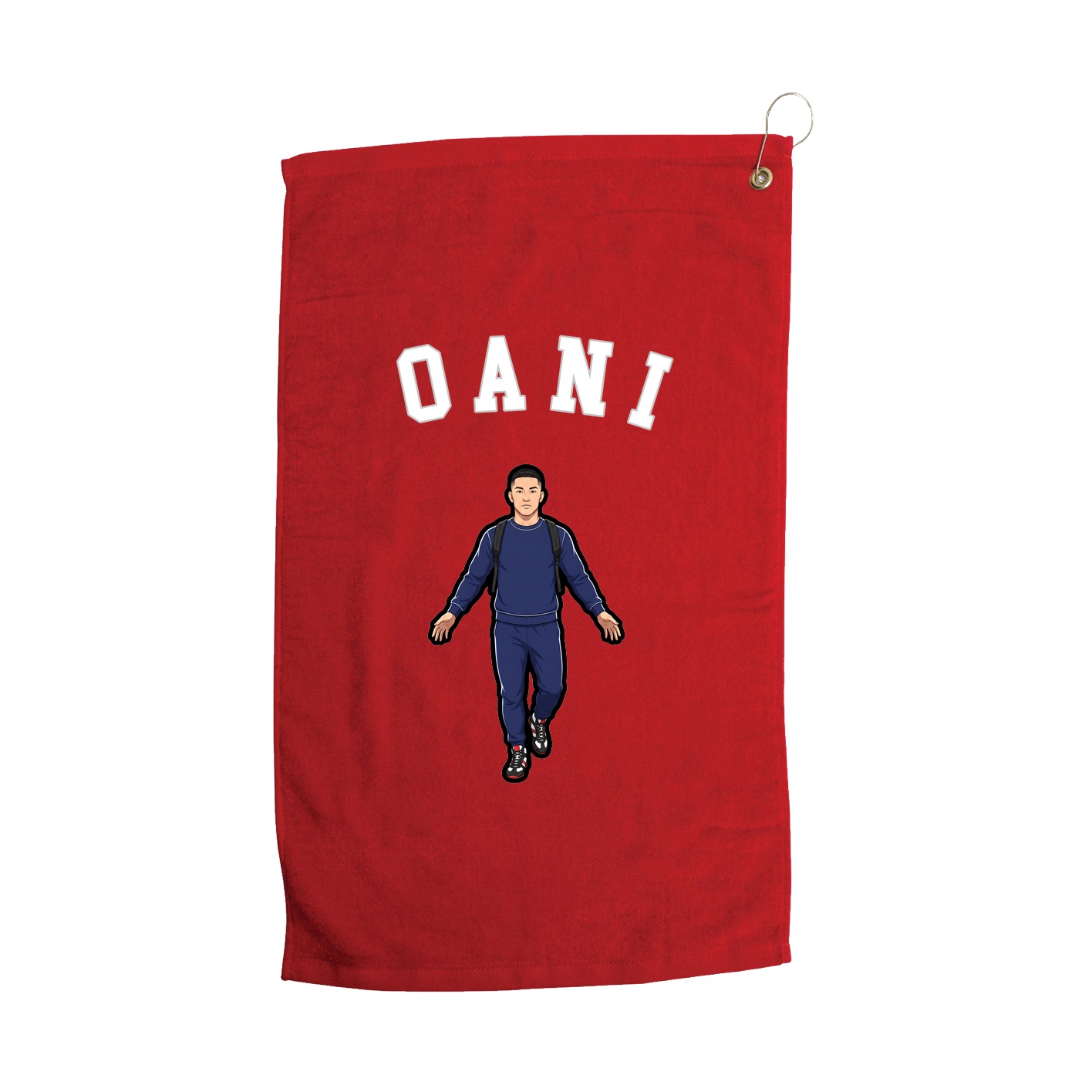 Golf Towel — Shirsey Arch in Red