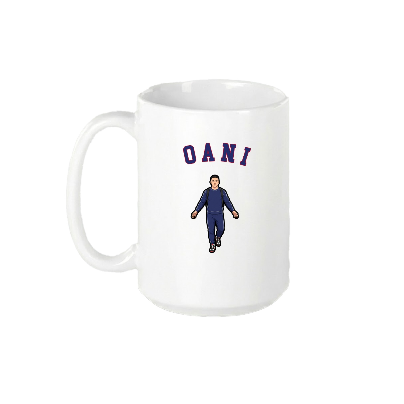 15oz Coffee Mug — Shirsey Arch in White
