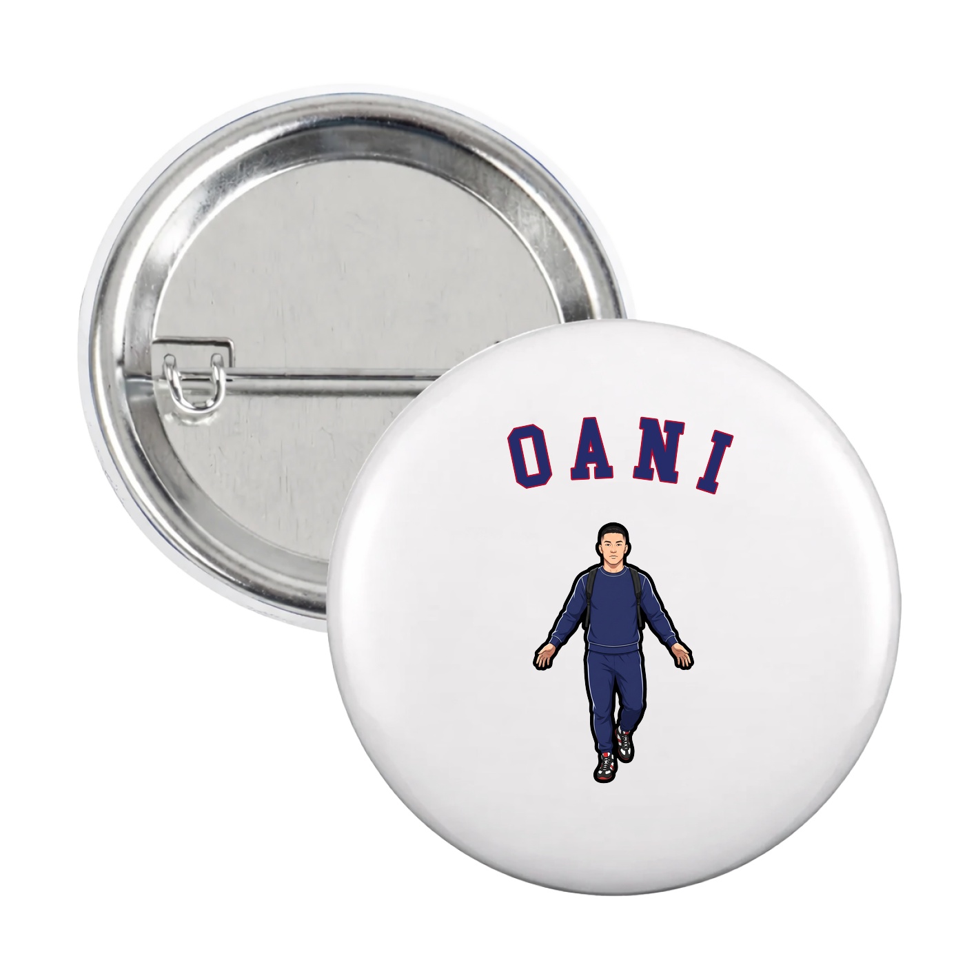 Game Day Button — Shirsey Arch in White