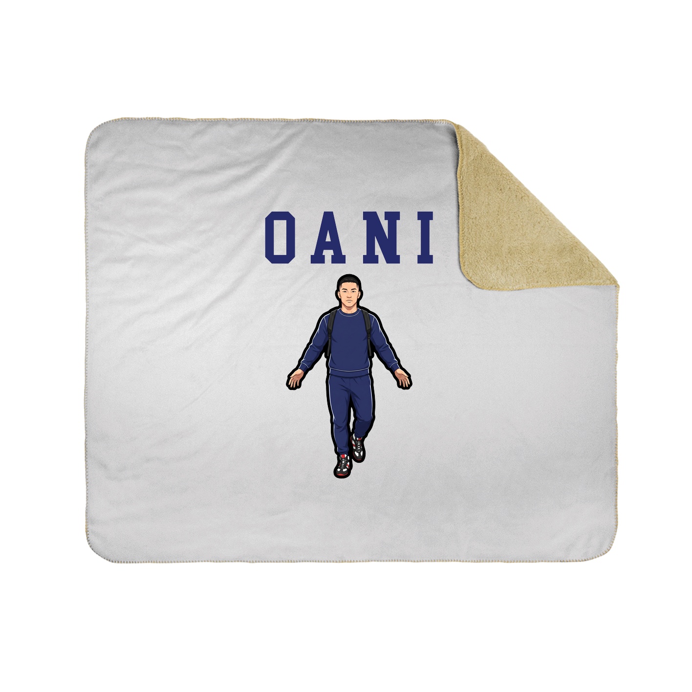Throw Blanket — Shirsey in White