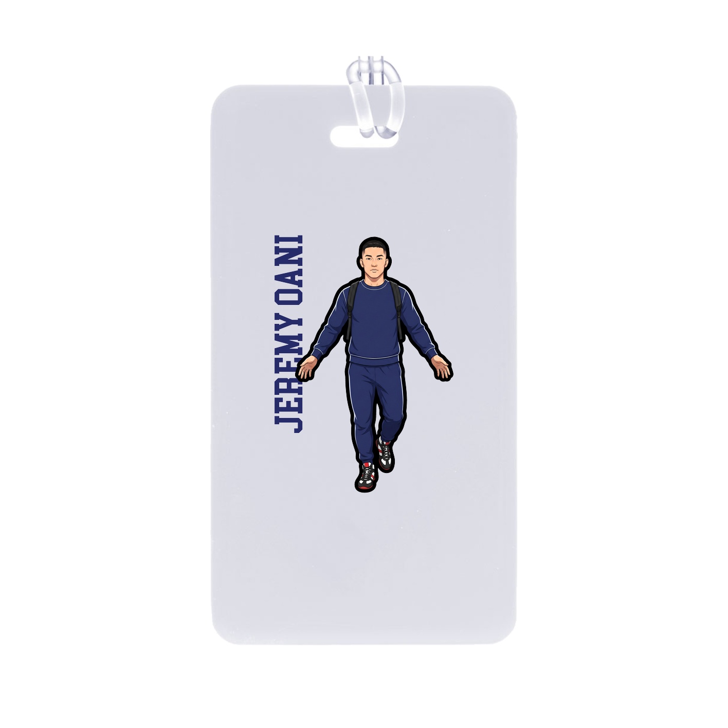 Bag Tag — Name Vertical in Classic