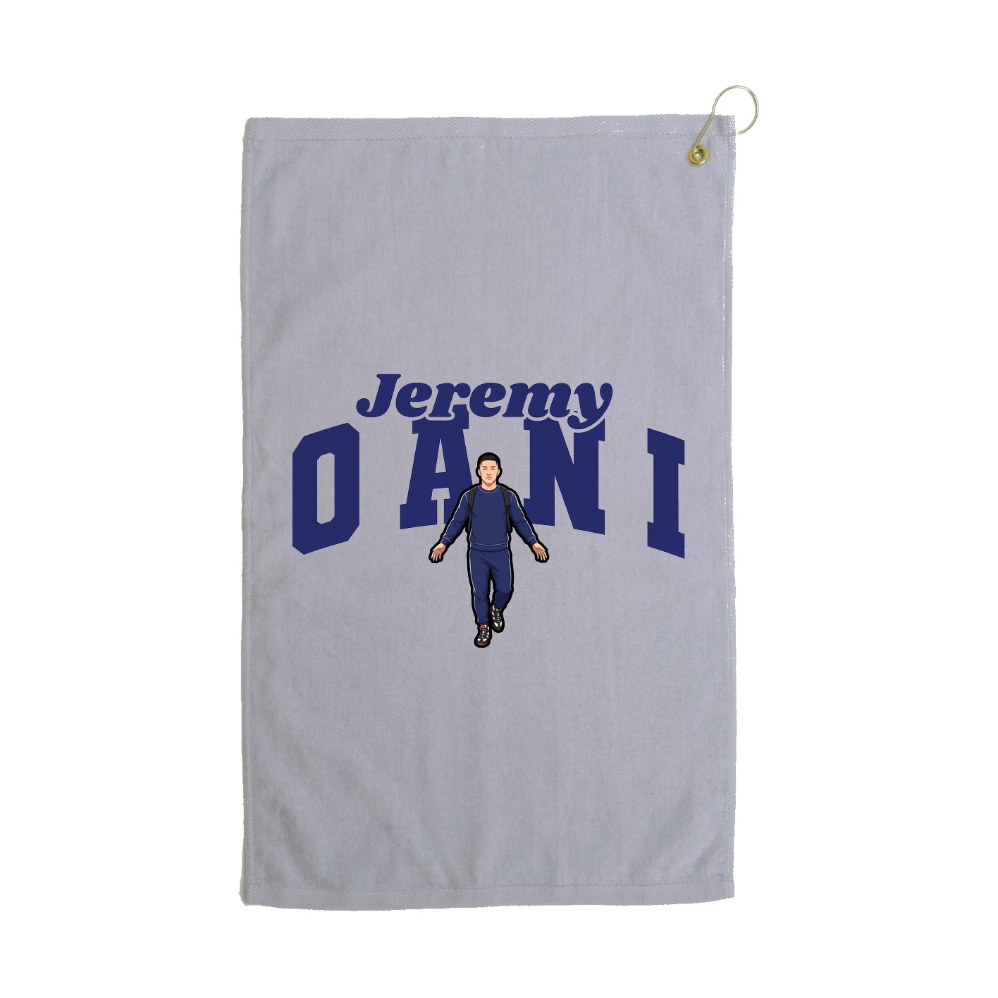 Golf Towel — Signature Arch in Grey
