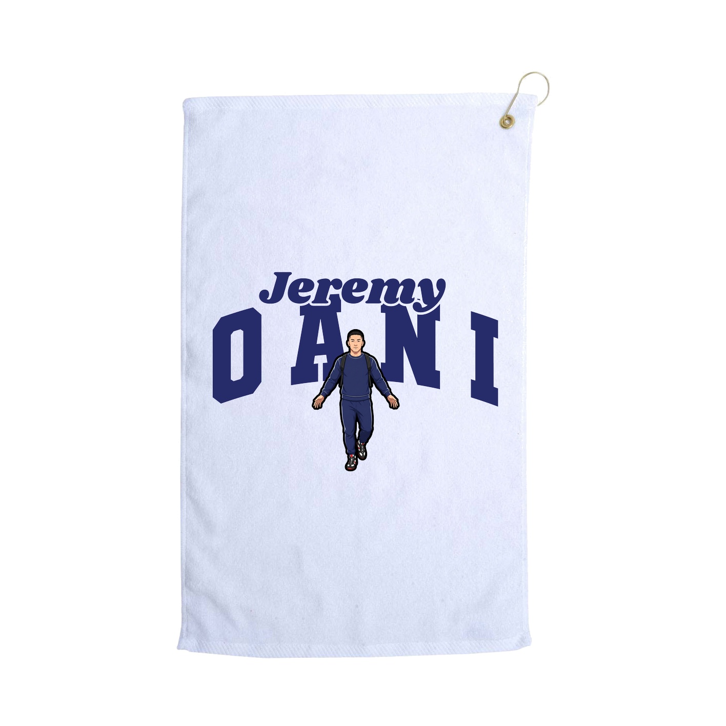 Golf Towel — Signature Arch in White