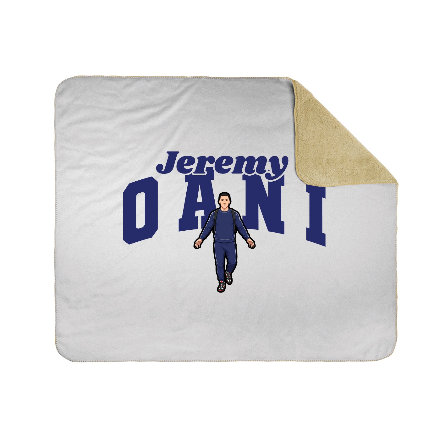 Throw Blanket — Signature Arch in White