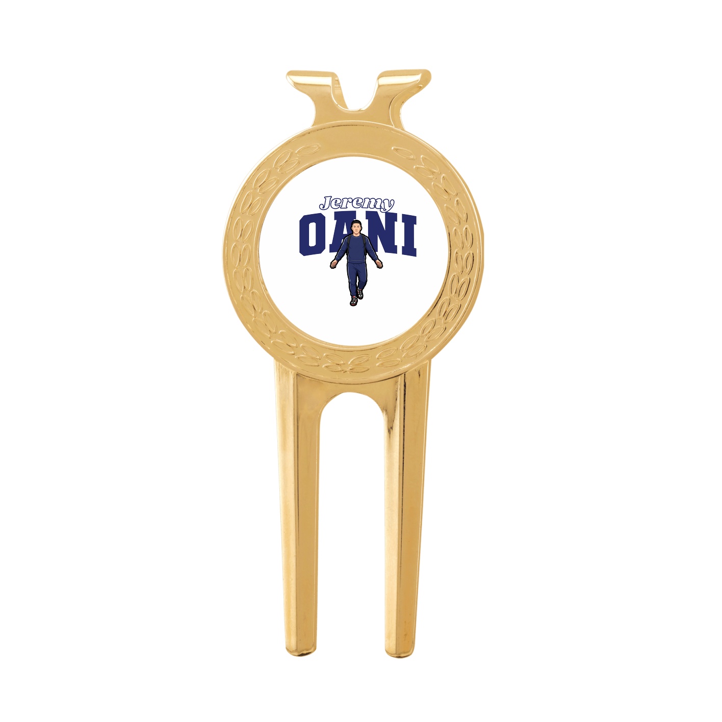 Divot Tool with Ball Marker — Name Arch in Classic