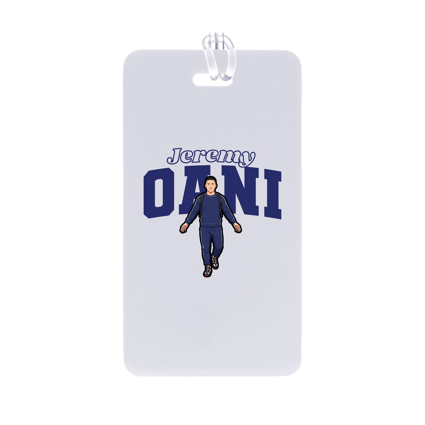 Bag Tag — Name Arch in Classic
