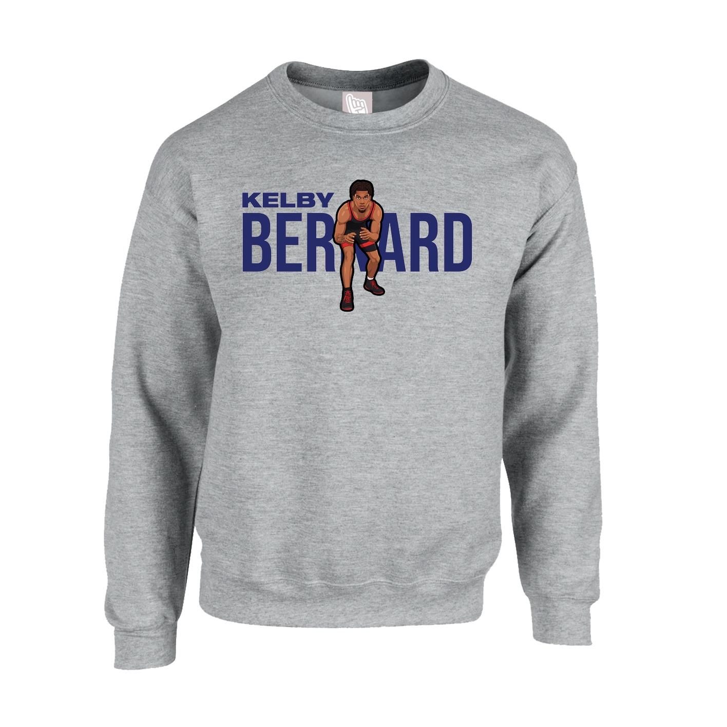 Fleece Crew — Player Name in Grey