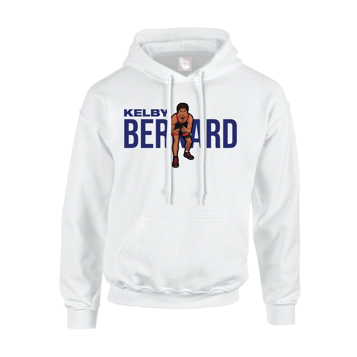 Youth Hoodie — Player Name in White