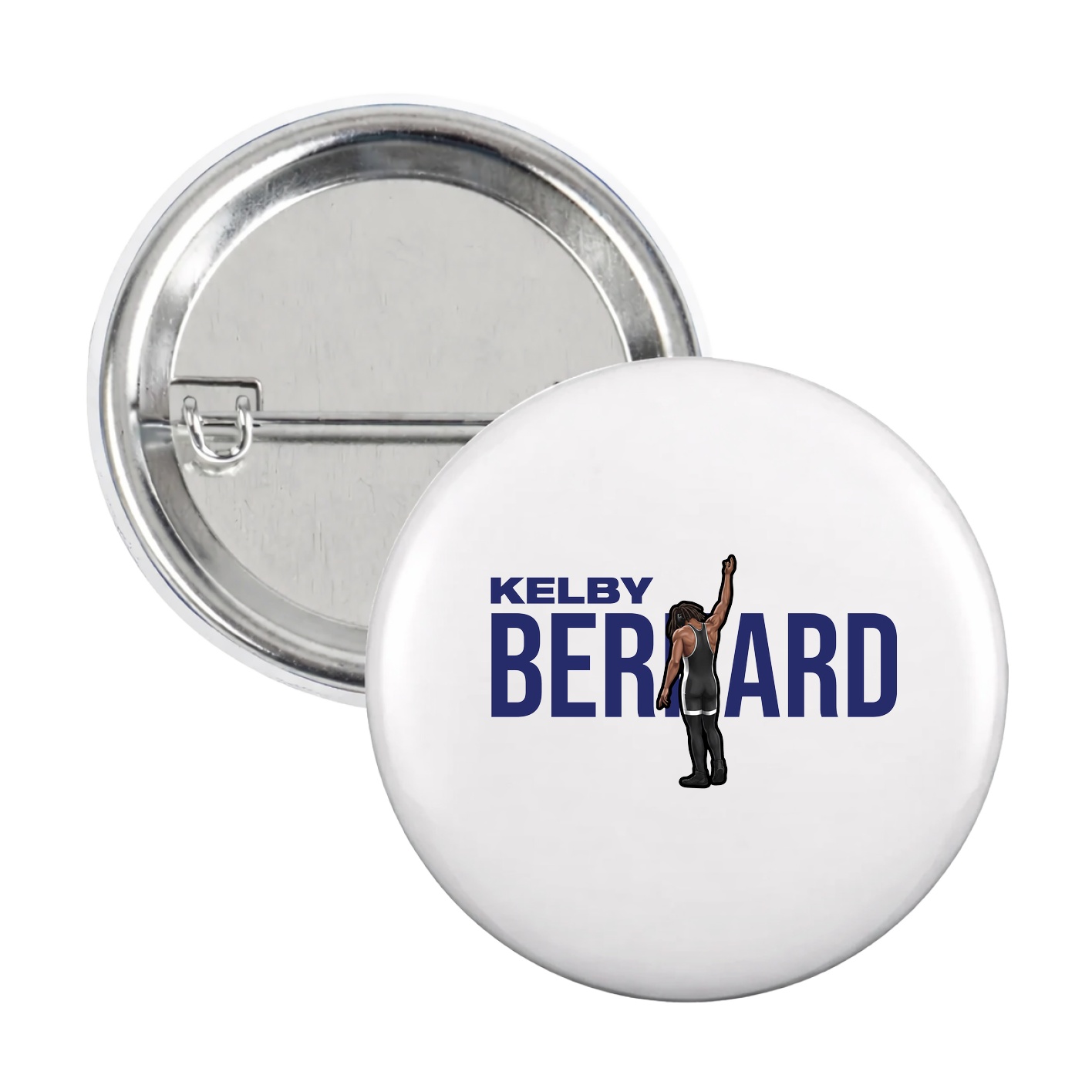 Game Day Button — Player Name in White