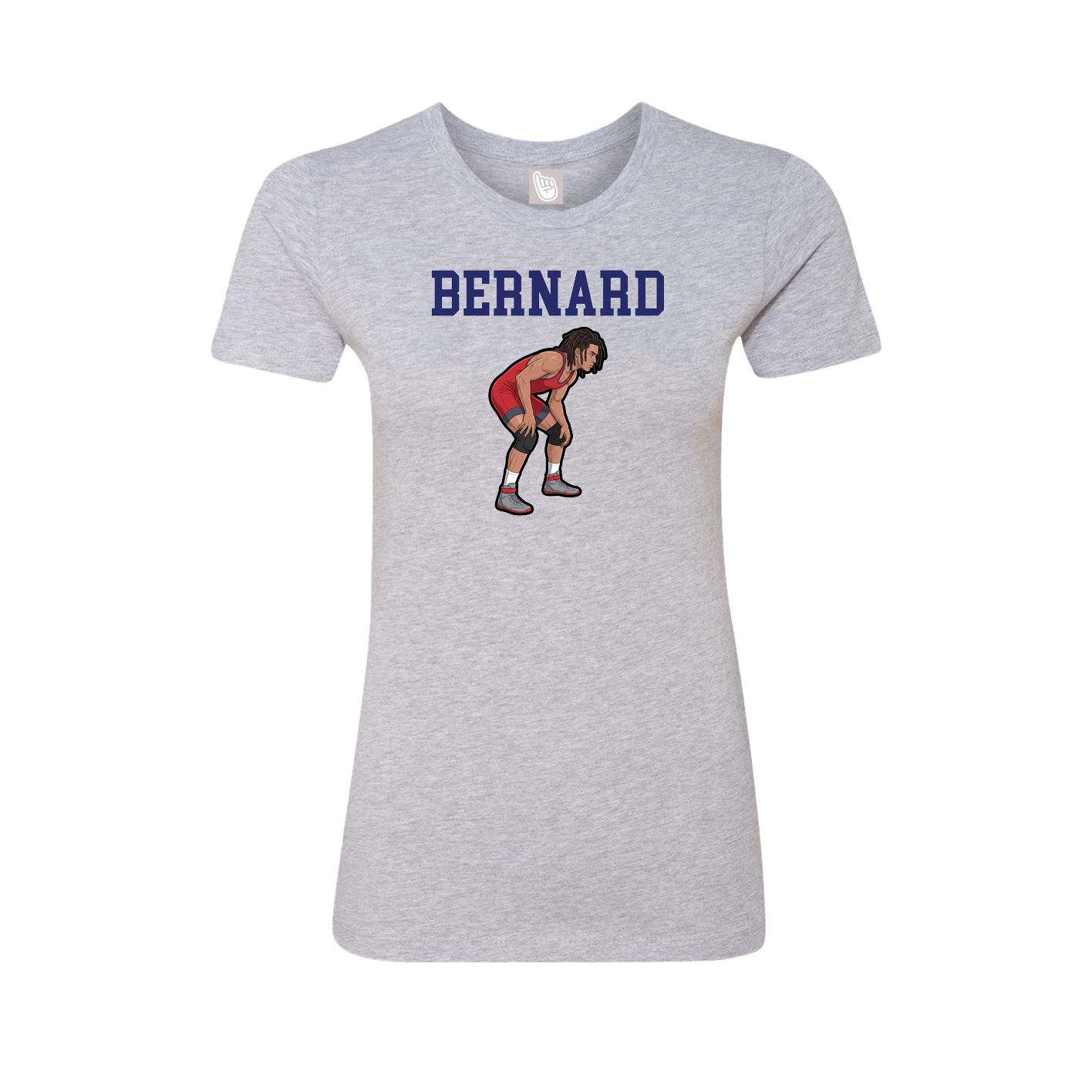 Fitted Women's Tee — Shirsey in Grey