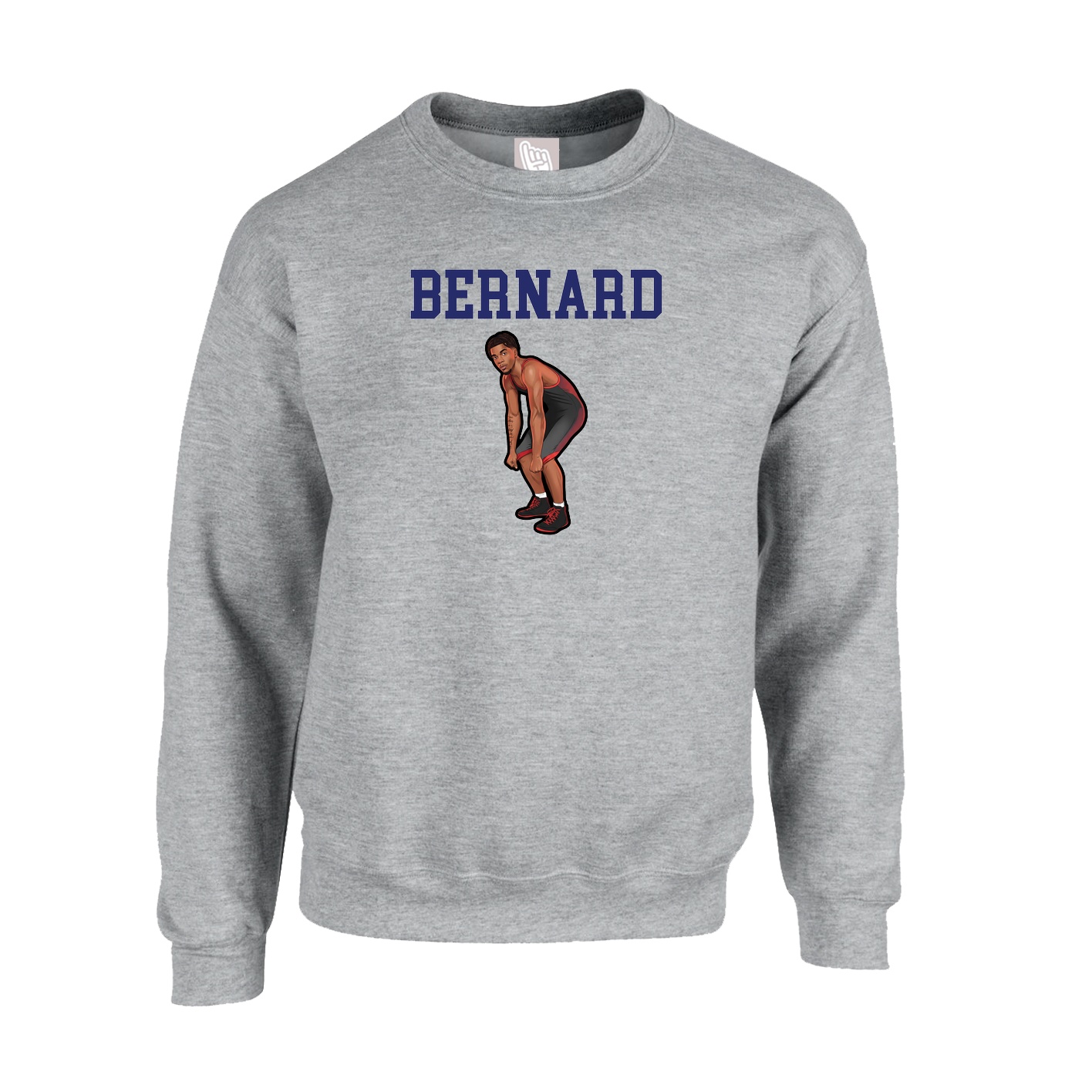 Fleece Crew — Shirsey in Grey