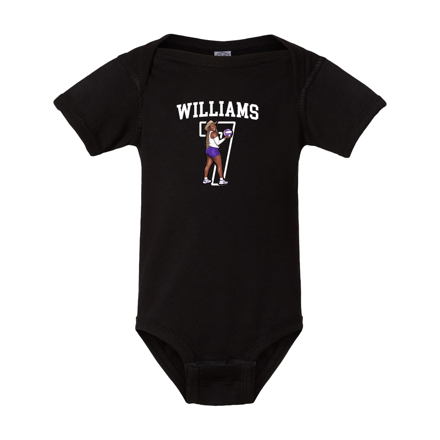 Baby Onesie — Shirsey in Black