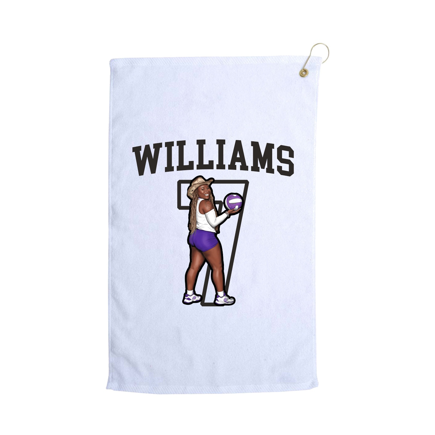 Golf Towel — Shirsey in White