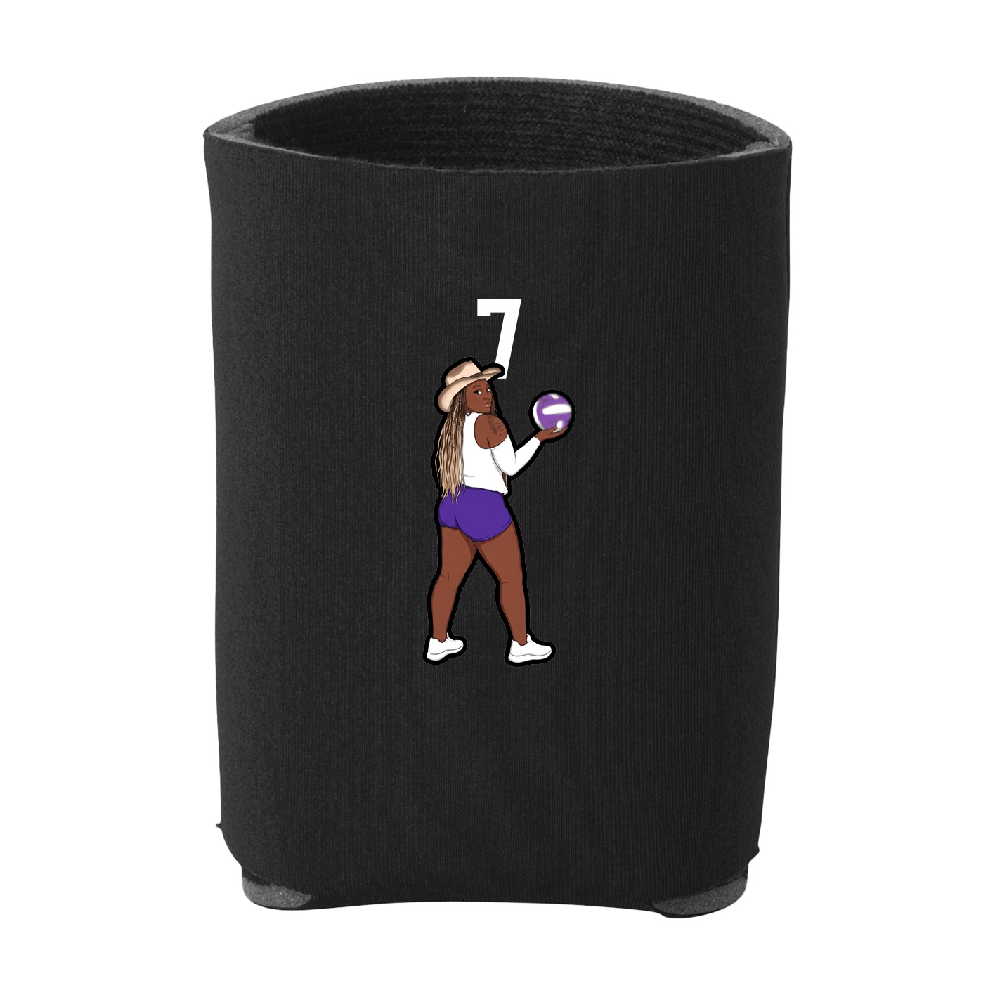 Can Holder — Number Top in Black