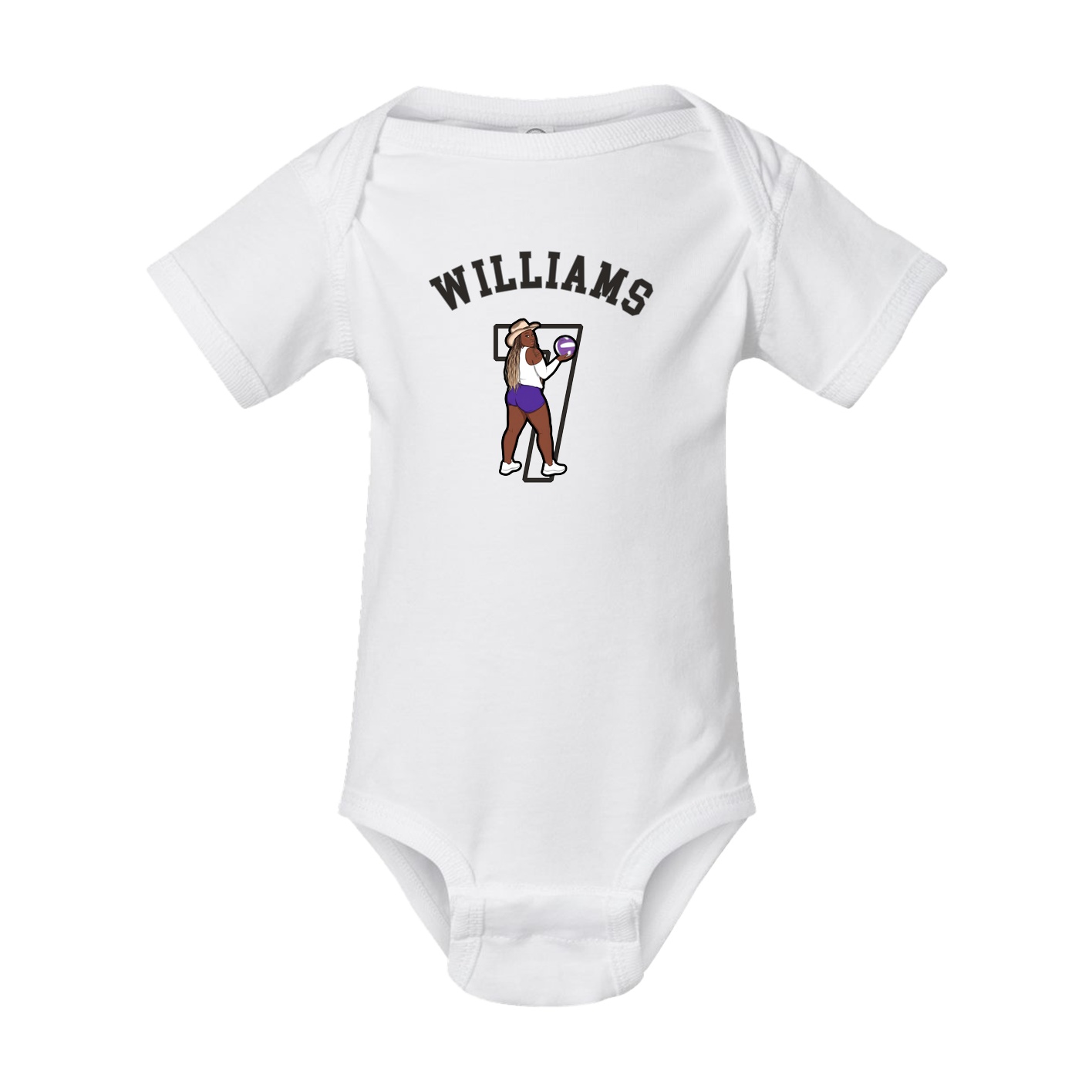 Baby Onesie — Shirsey Arch in White