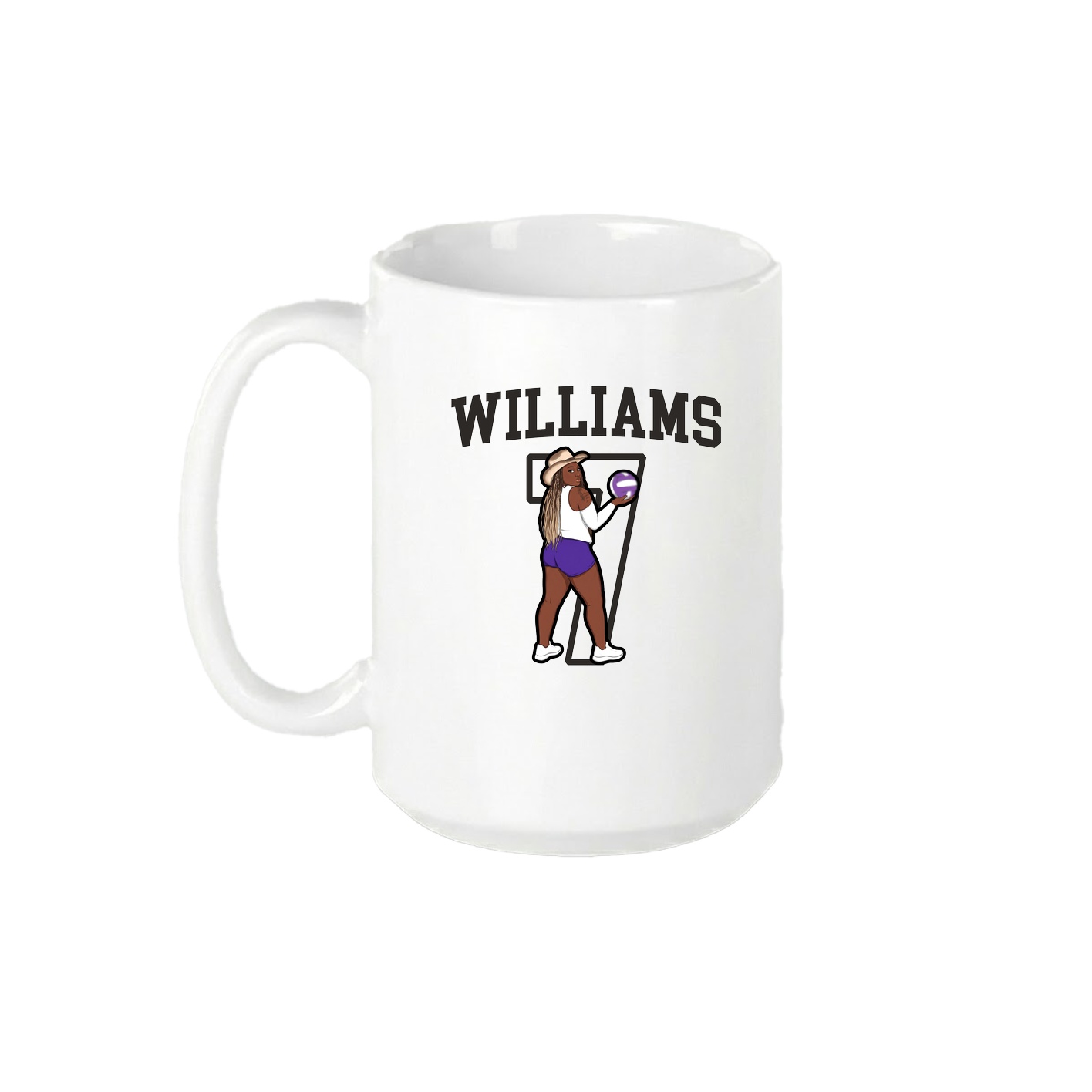 15oz Coffee Mug — Shirsey in White