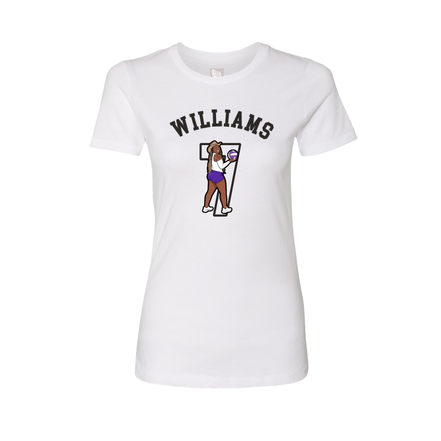 Womens Tee — Shirsey Arch in White