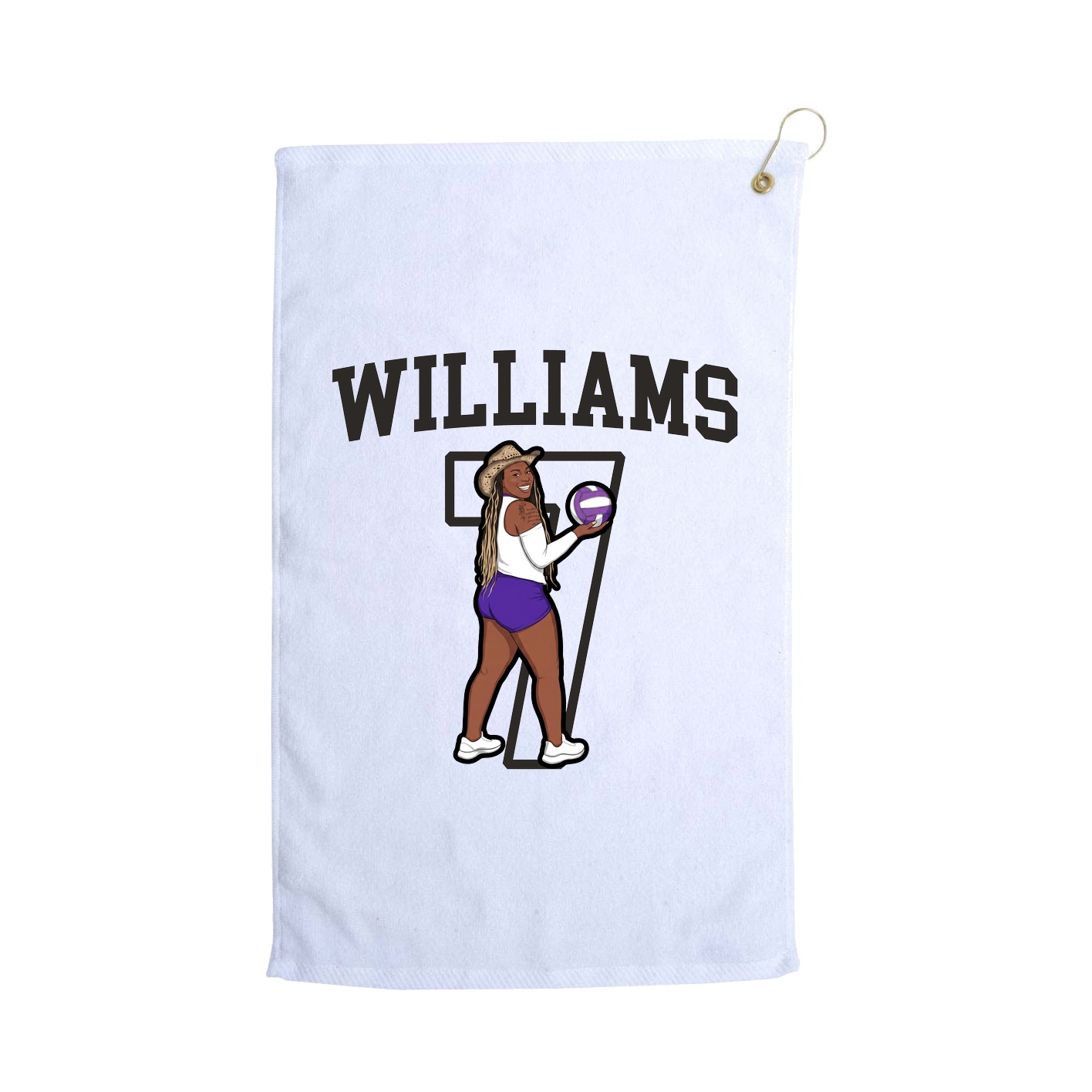 Golf Towel — Shirsey in White
