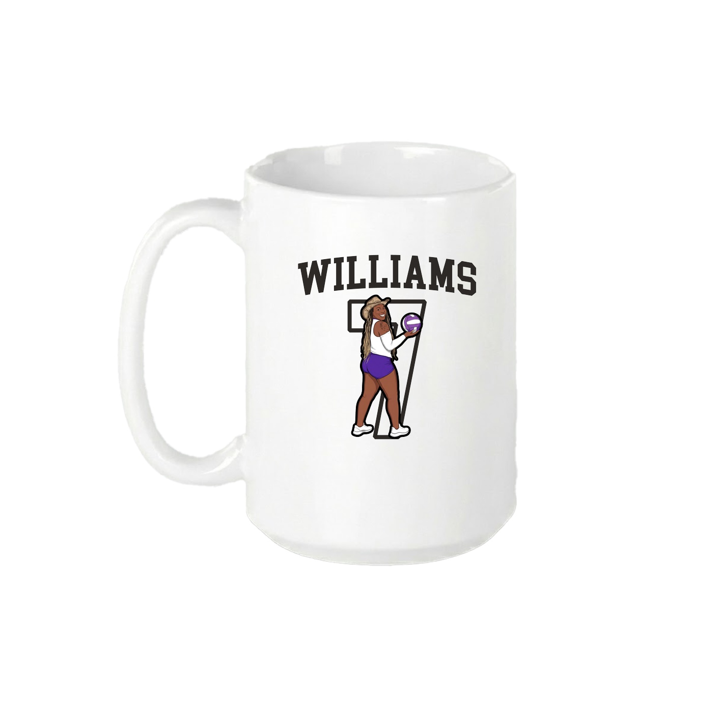 15oz Coffee Mug — Shirsey in White