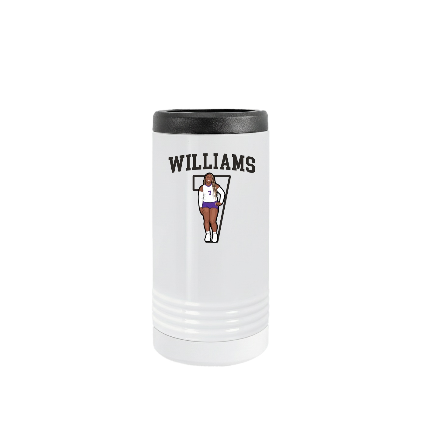 Slim Beverage Holder — Shirsey in White