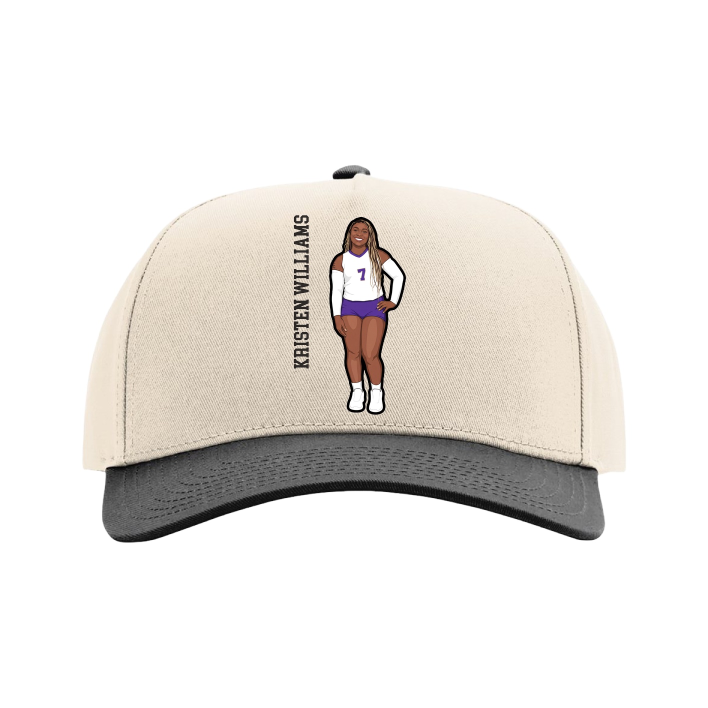 Full Fabric Five-Panel Champ Cap