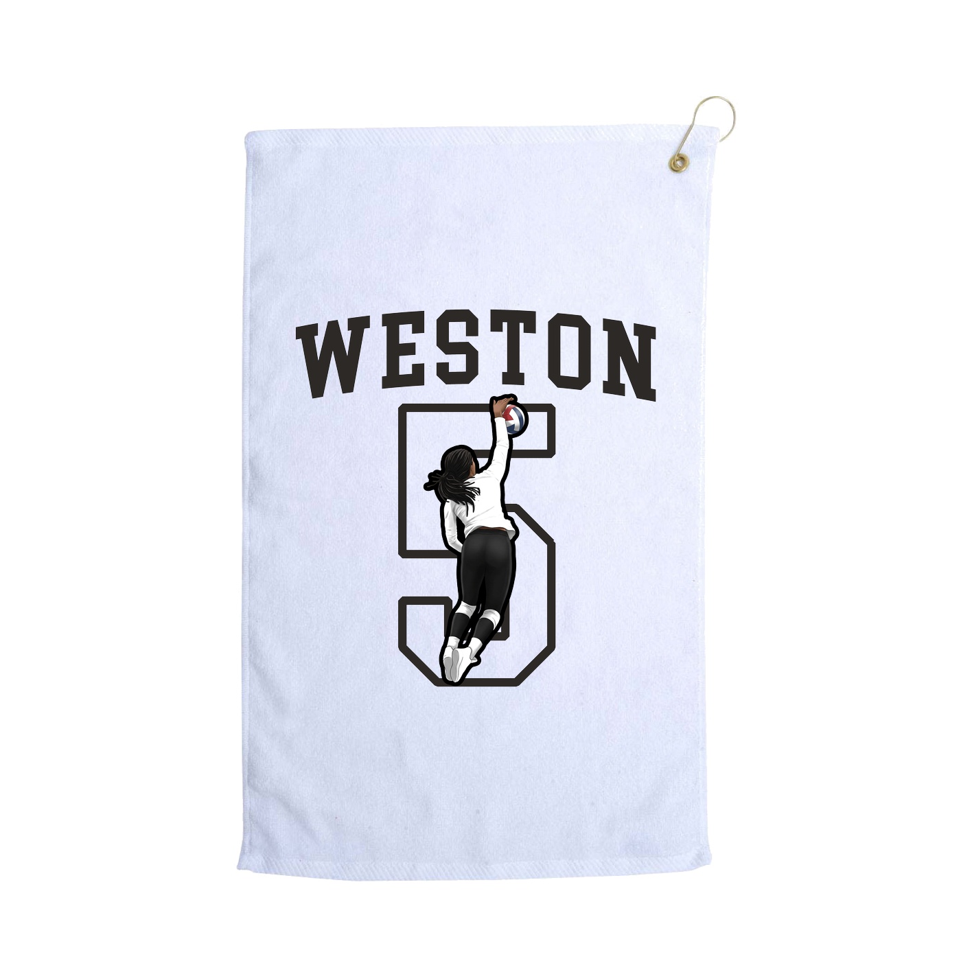 Golf Towel — Shirsey in White