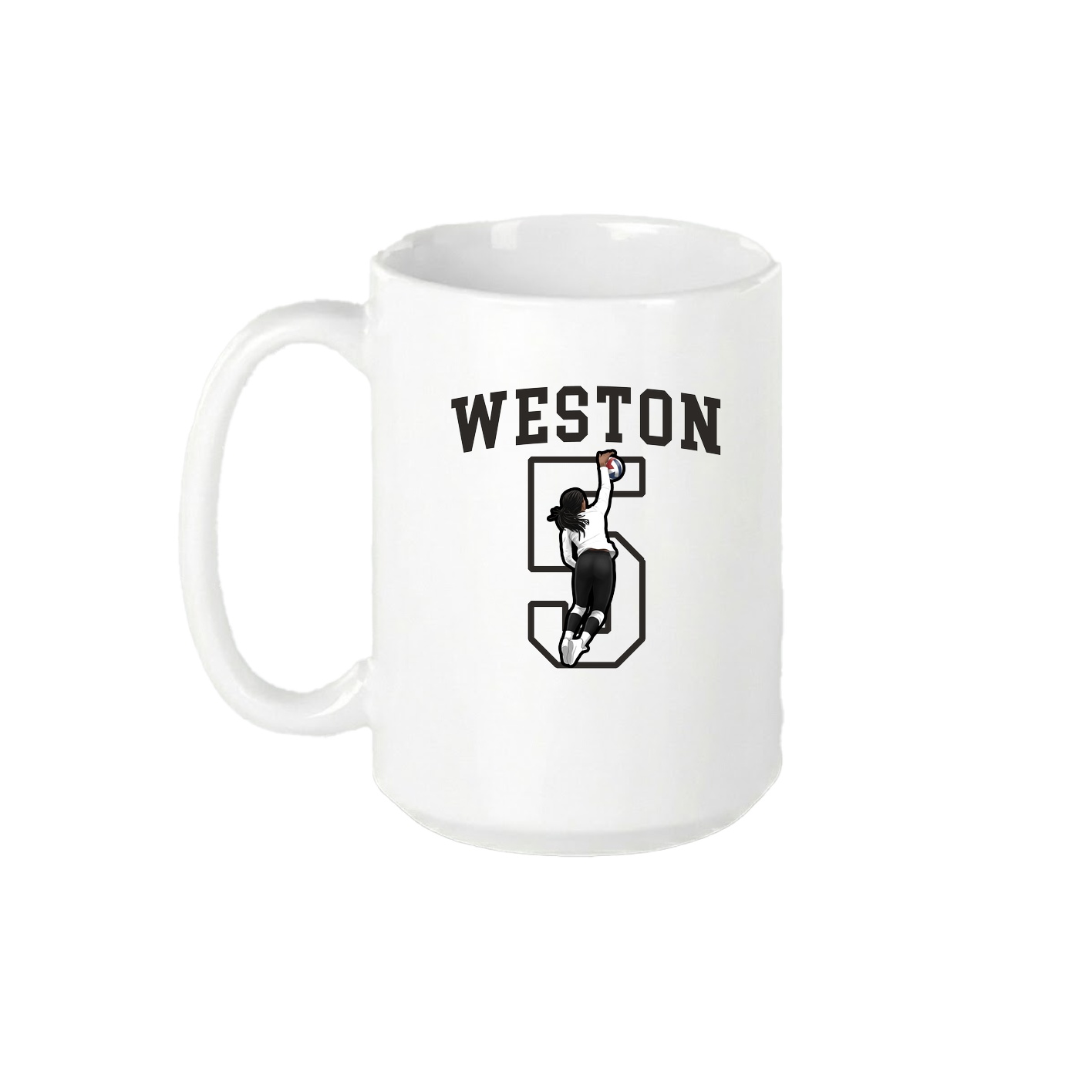 15oz Coffee Mug — Shirsey in White